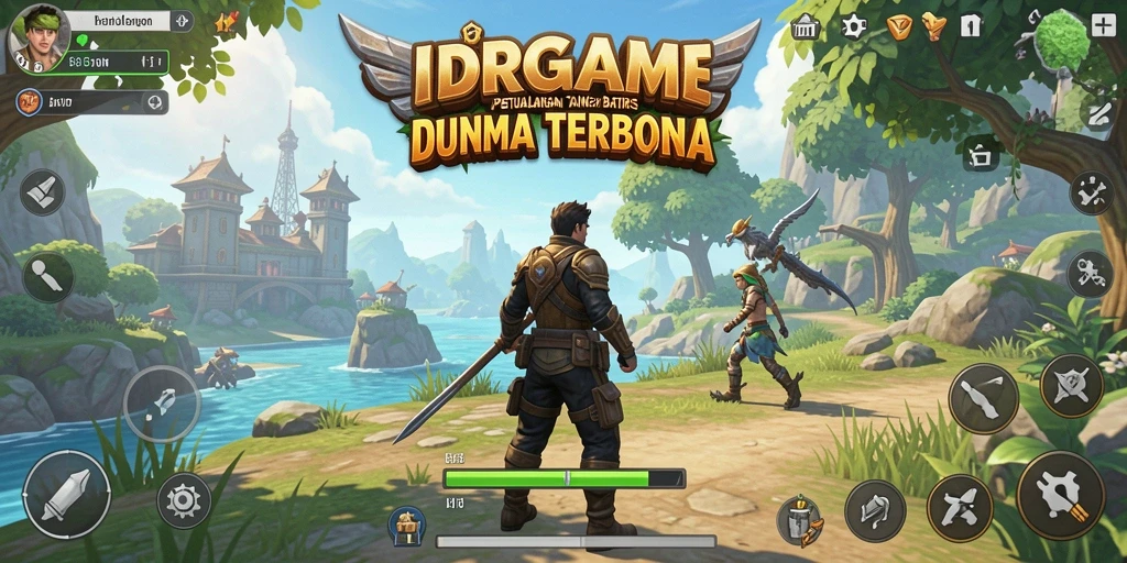 Tampilan gameplay Open World yang menakjubkan di <strong>IDRGAME</strong>.