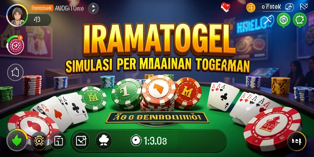 Screenshot gameplay IRAMATOGEL dengan tampilan interaktif yang menarik.