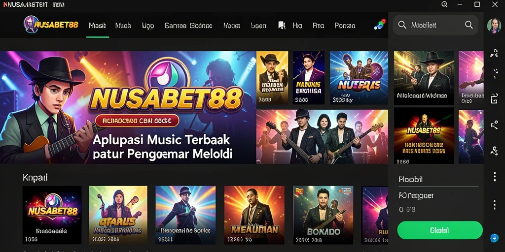 Screenshot NUSABET88 menampilkan antarmuka pengguna yang menarik dan intuitif.