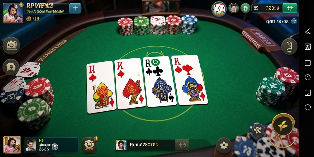 Screenshot gameplay RPVIP2 yang menampilkan aksi QiuQiu seru.