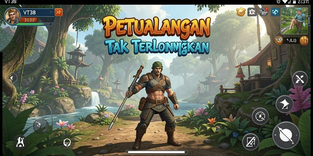 Gameplay seru dan menarik dalam petualangan VT38.